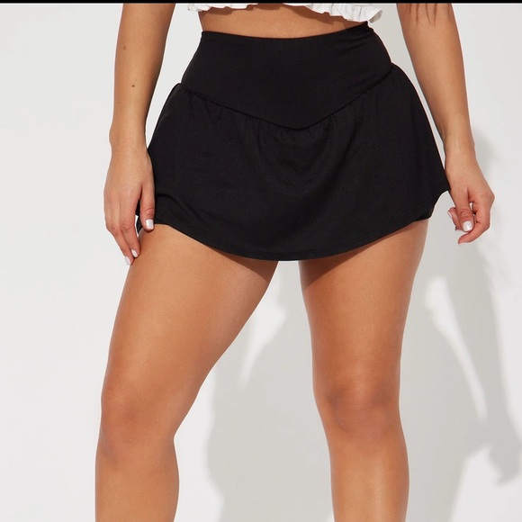 Fashion Nova Bounce Black Skort - Picture 3 of 8